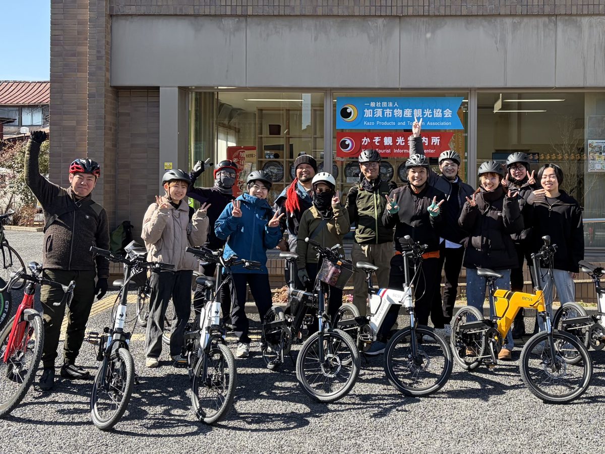加須間主催の田んぼツアー。e-bikeで加須の田園地帯と地元事業者をめぐる半日ツアー